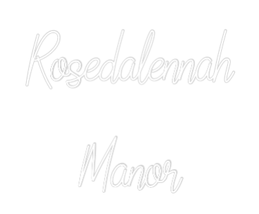 Custom Neon Text - Rosedalennah
...