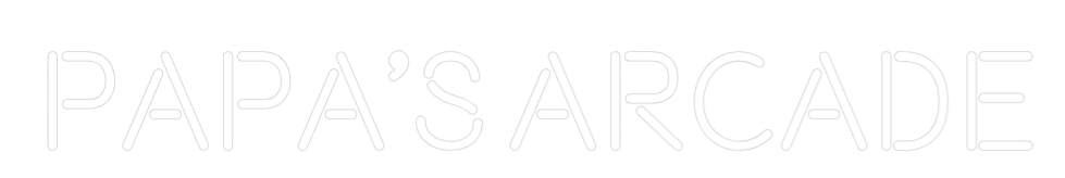 Custom Neon Text - PAPA'S ARCADE