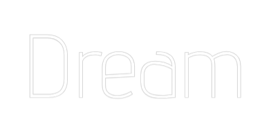Custom Neon Text - Dream