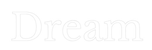 Custom Neon Text - Dream