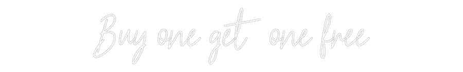 Custom Neon Text - Buy one get o...