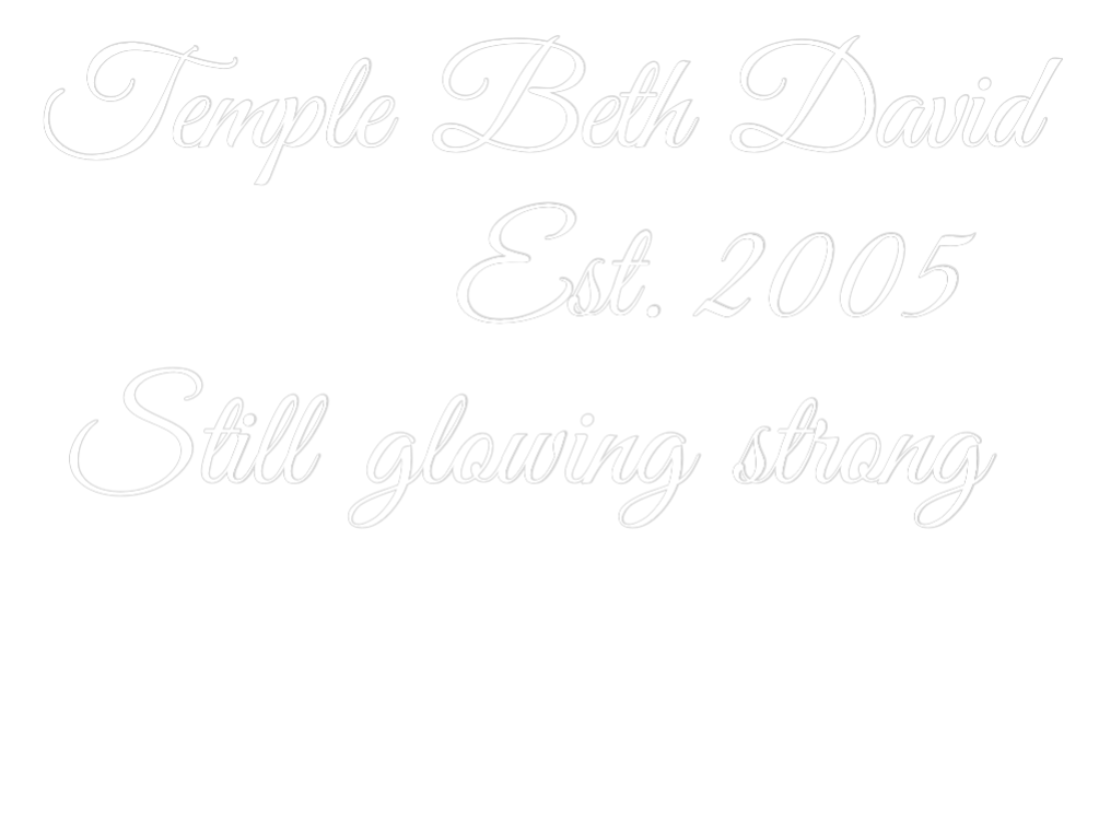 Custom Neon Text - Temple Beth D...