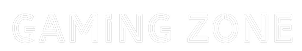 Custom Neon Text - Gaming Zone