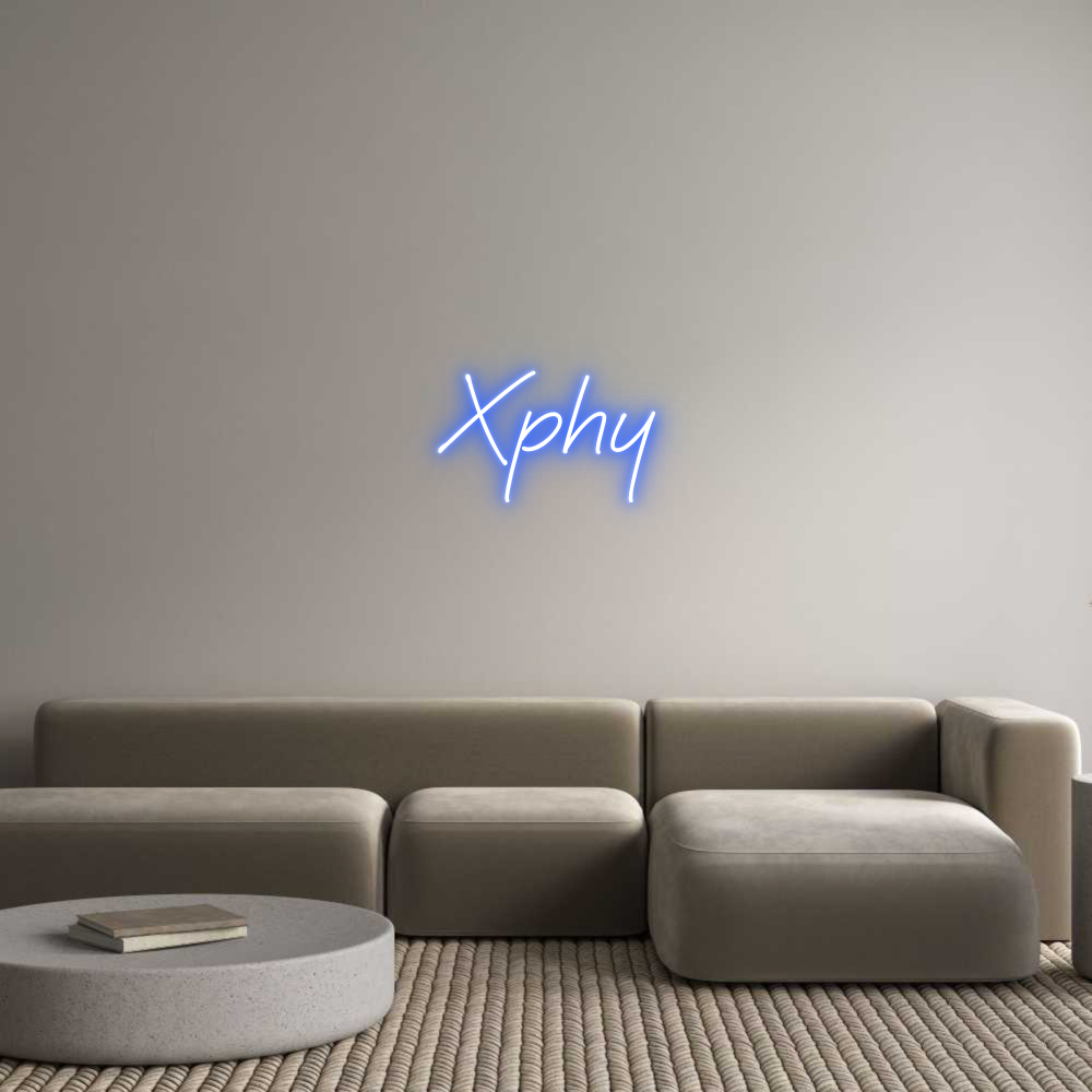 Custom Neon Text - Xphy