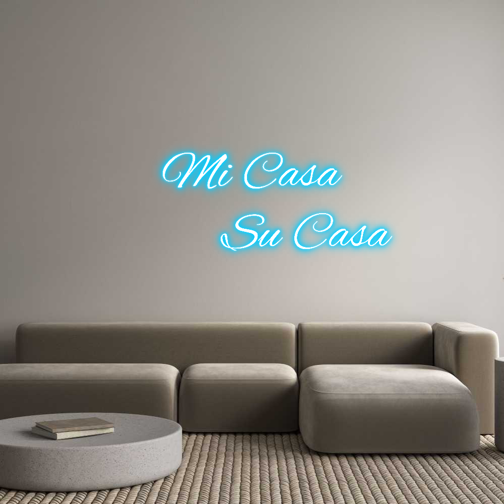 Custom Neon Text - Mi Casa
...