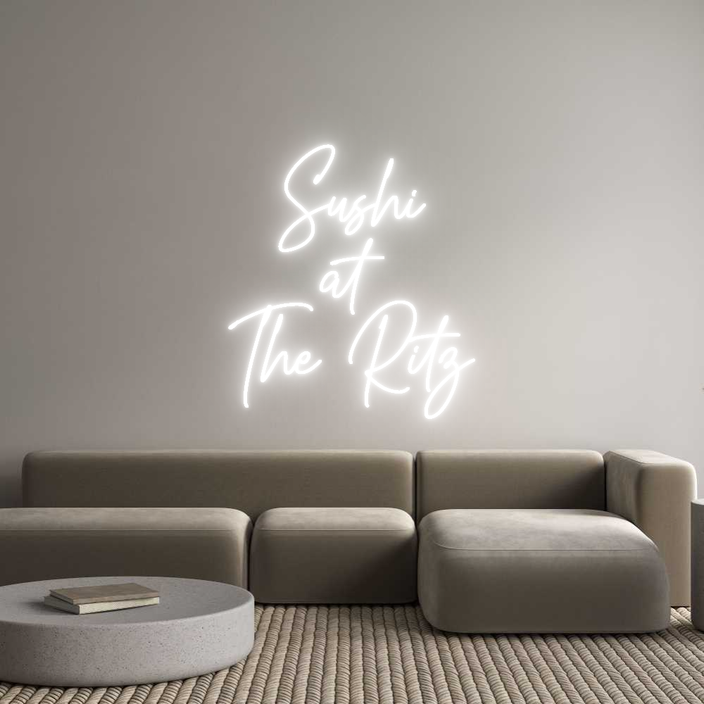 Custom Neon Text - Sushi
at
Th...