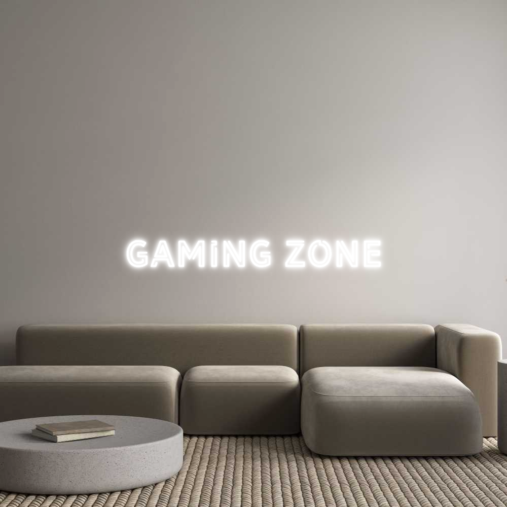 Custom Neon Text - Gaming Zone