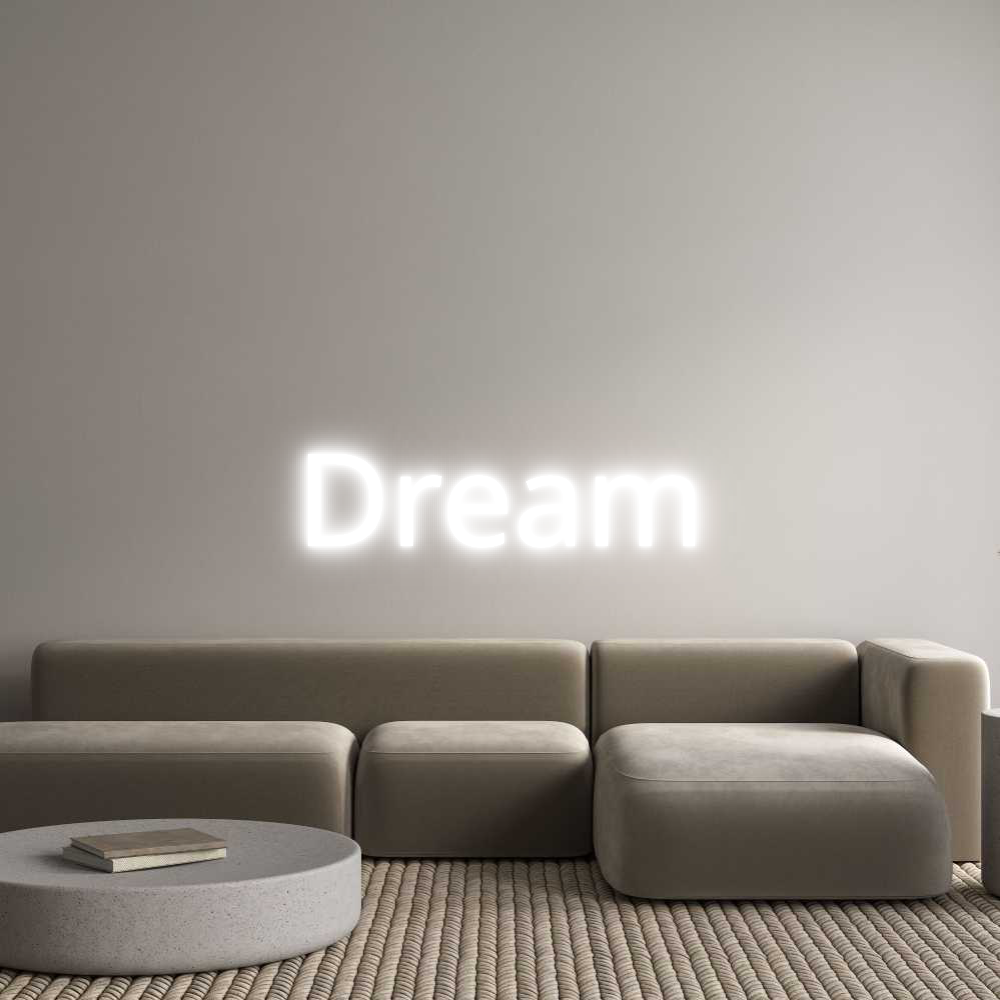 Custom Neon Text - Dream