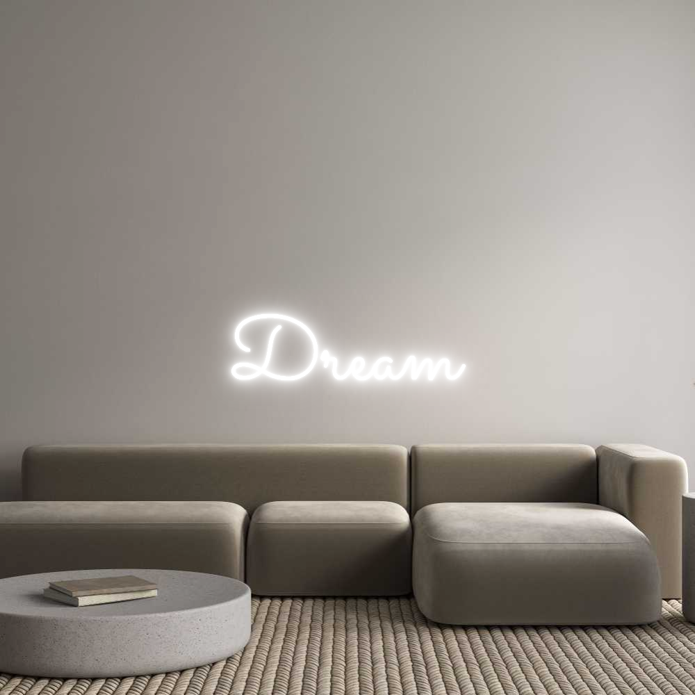 Custom Neon Text - Dream