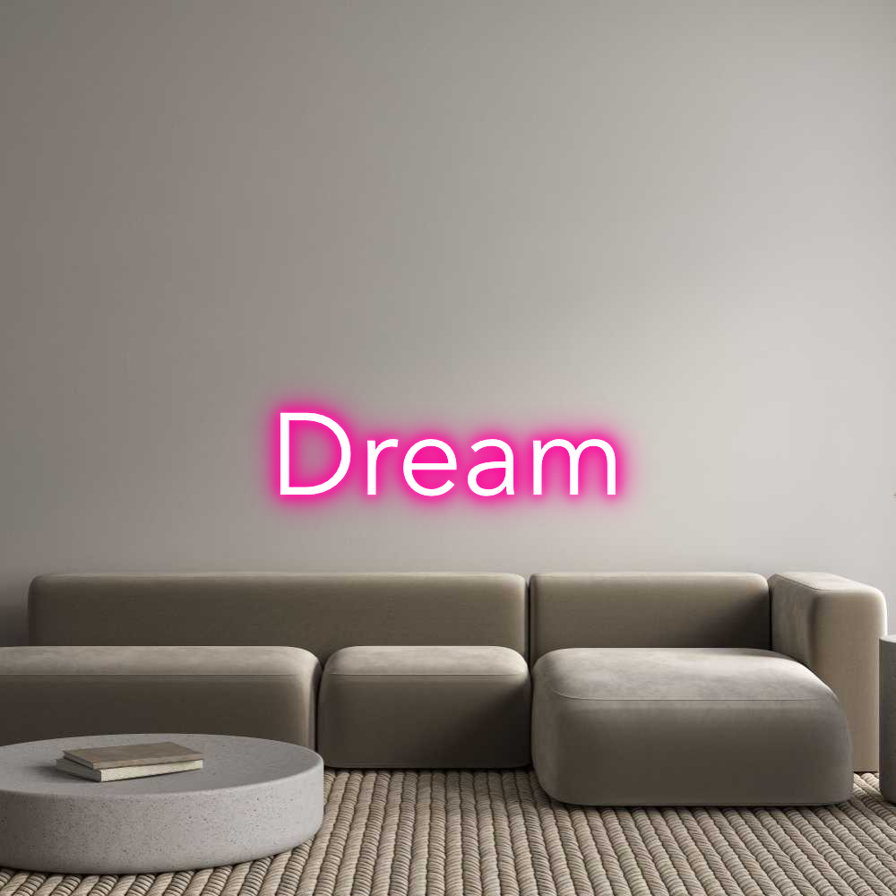 Custom Neon Text - Dream