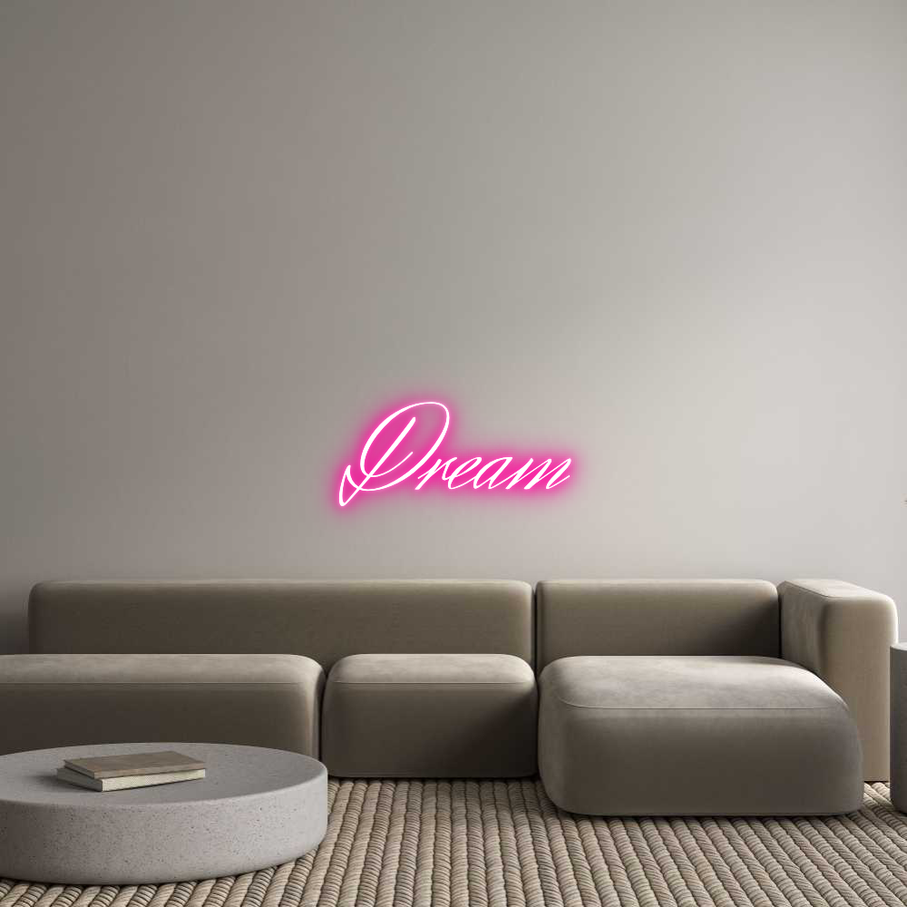 Custom Neon Text - Dream