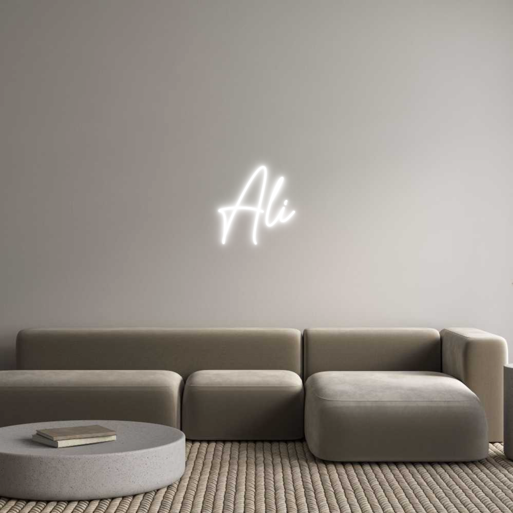 Custom Neon Text - Ali