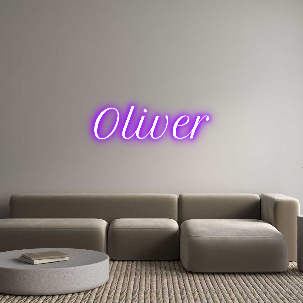 Custom Neon Text - Oliver
