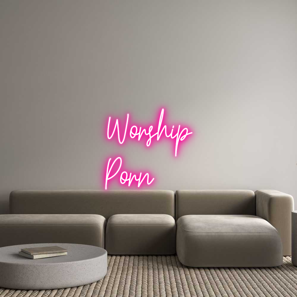 Custom Neon Text - Worship
Porn