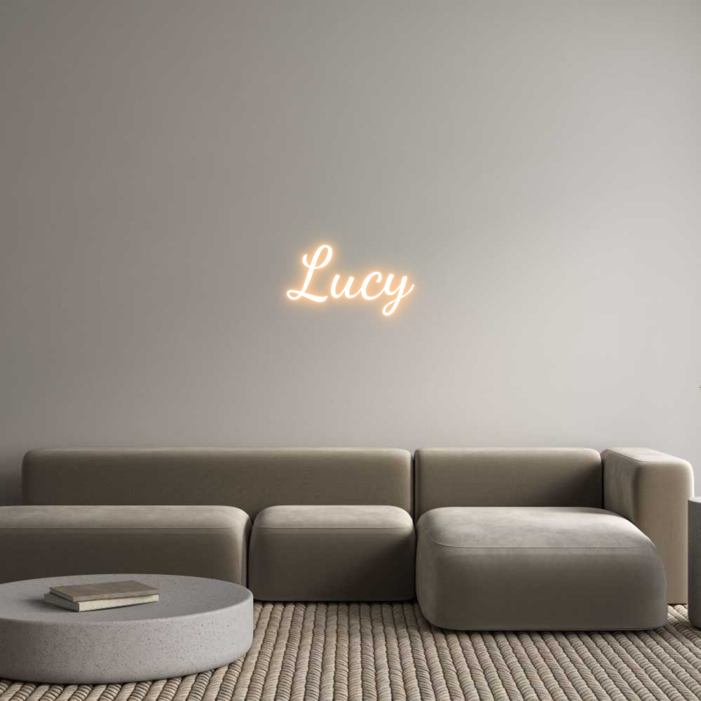 Custom Neon Text - Lucy