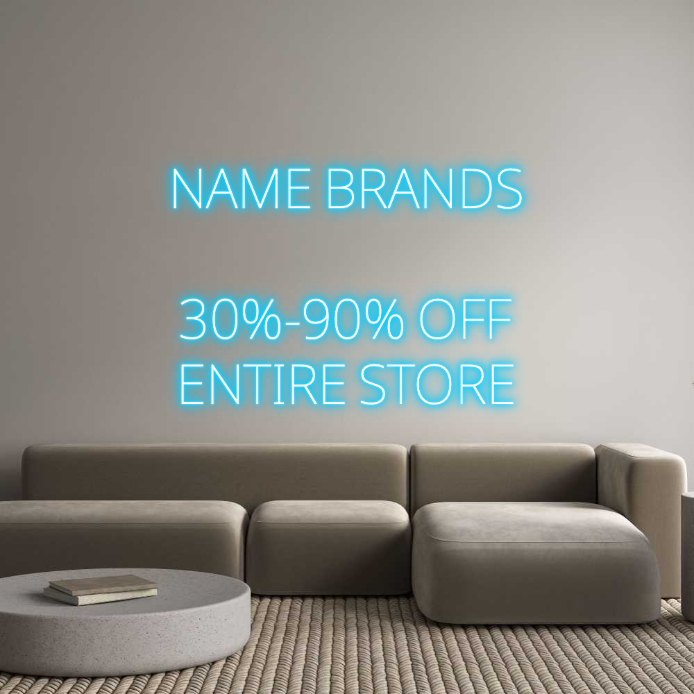 Custom Neon Text - NAME BRANDS
...