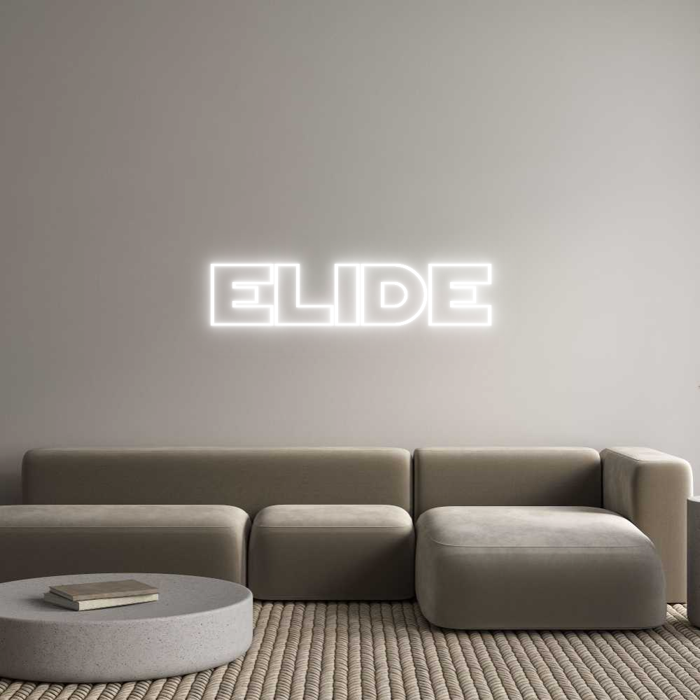 Custom Neon Text - Elide