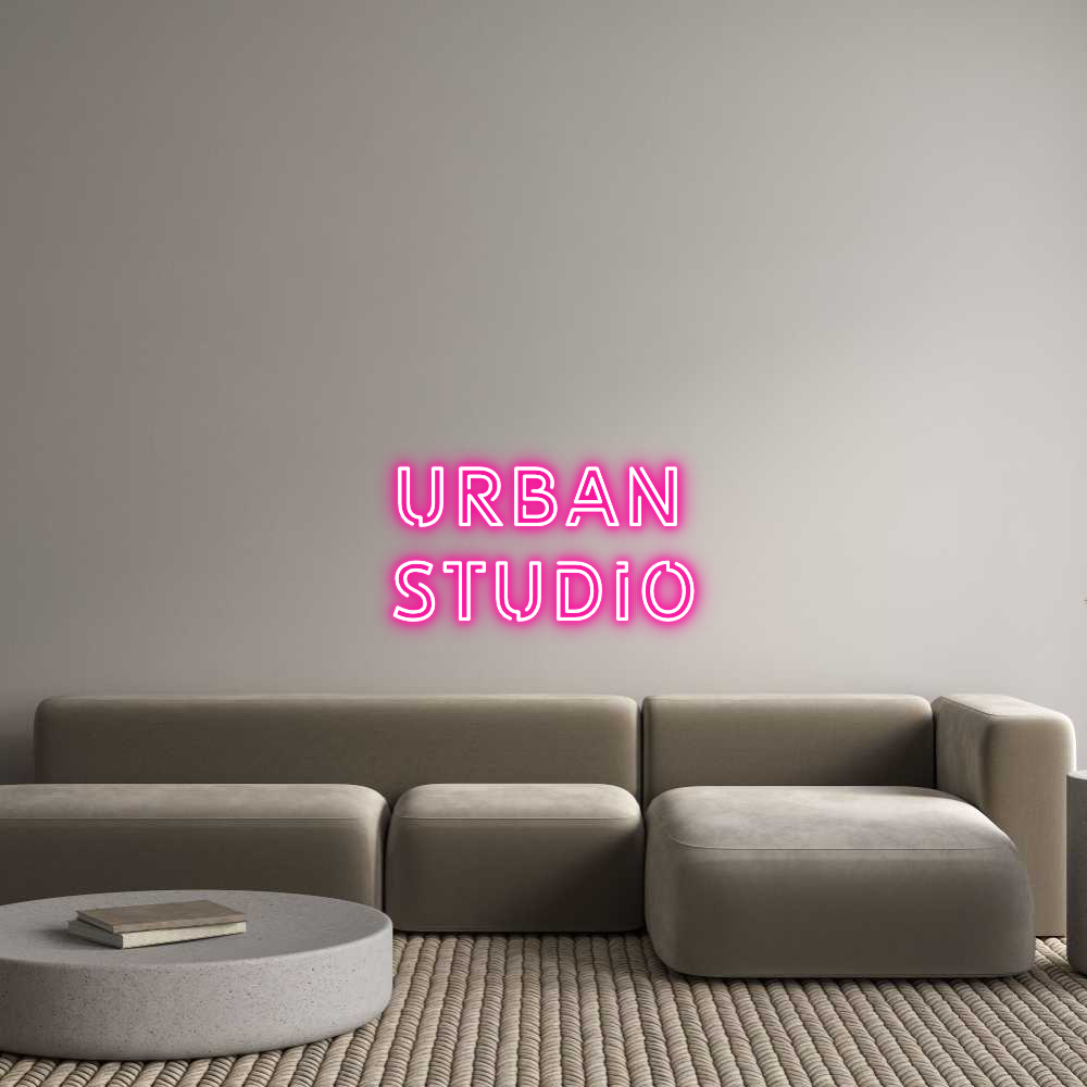Custom Neon Text - Urban 
studio