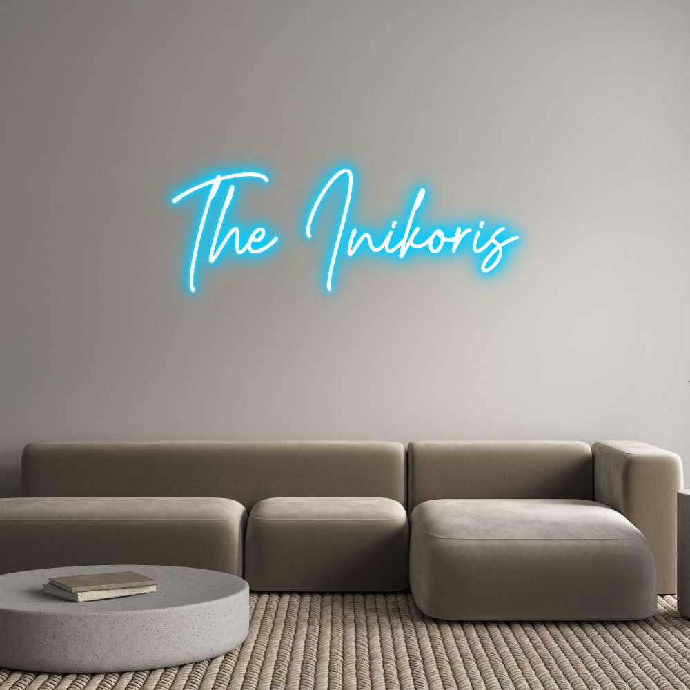 Custom Neon Text - The Inikoris