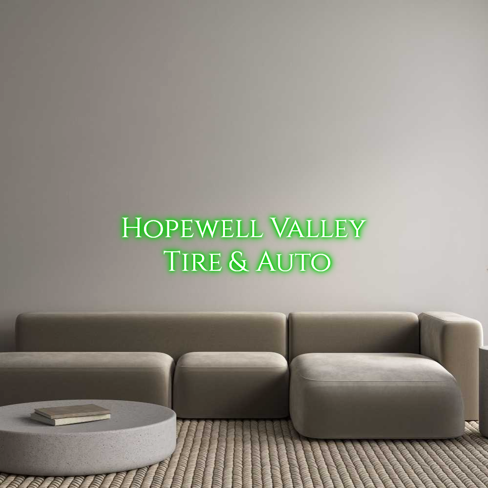 Custom Neon Text - Hopewell Vall...