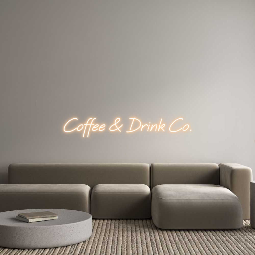 Custom Neon Text - Coffee & Drin...