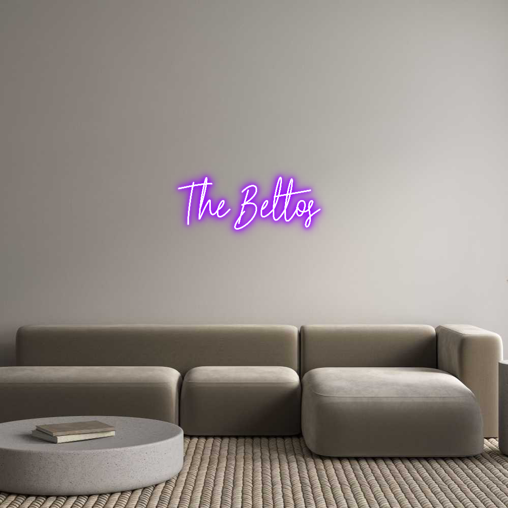Custom Neon Text - The Beltos
