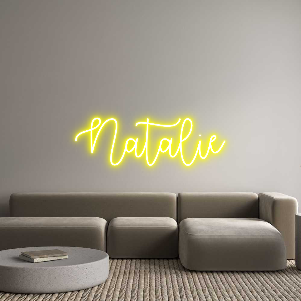 Custom Neon Text - Natalie