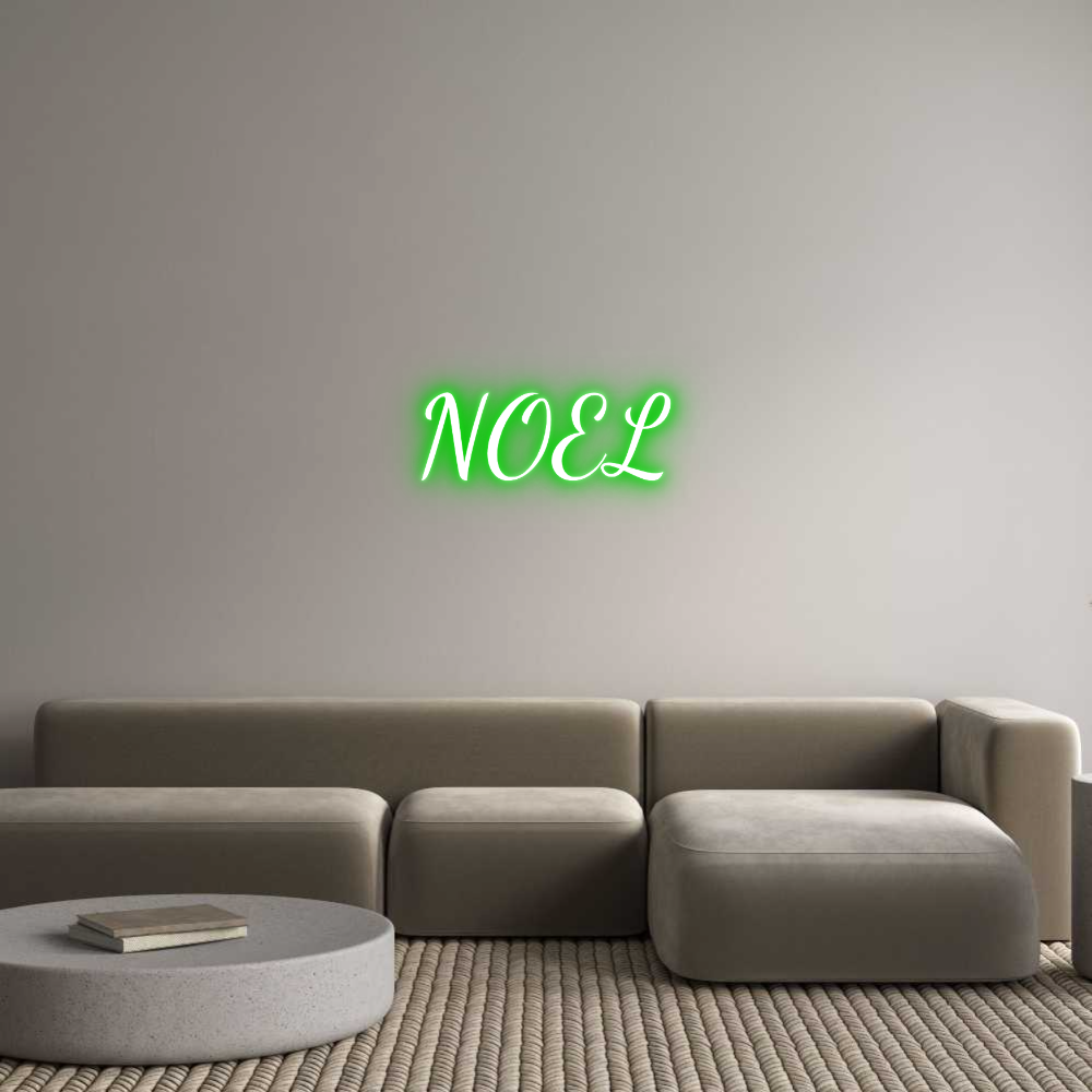 Custom Neon Text - NOEL