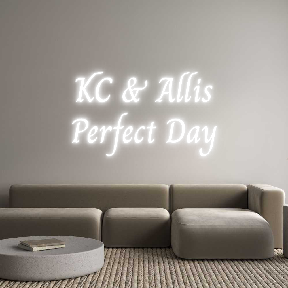 Custom Neon Text - KC & Allis
P...