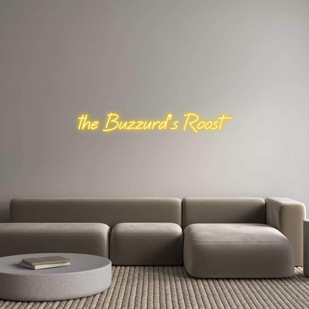Custom Neon Text - the Buzzurd’s...