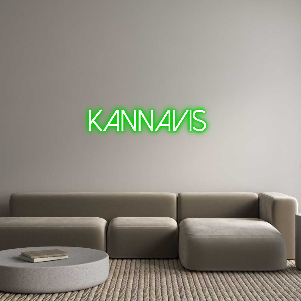 Custom Neon Text - KANNAVIS