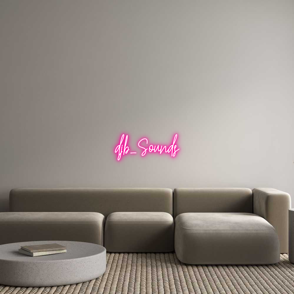 Custom Neon Text - djb_Sounds