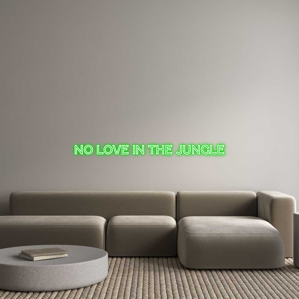 Custom Neon Text - No Love In Th...