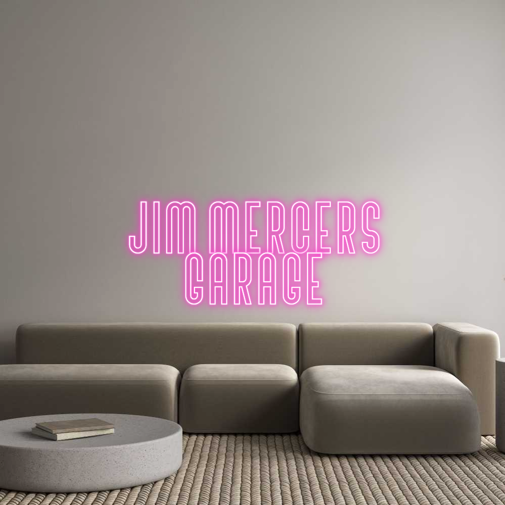 Custom Neon Text - Jim mercers
...