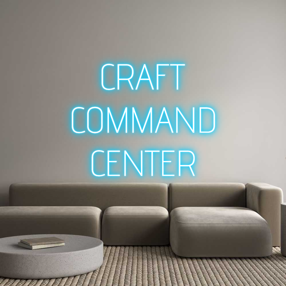 Custom Neon Text - CRAFT
COMMAN...