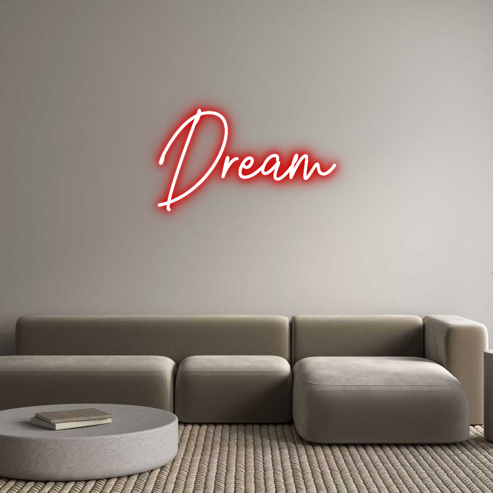 Custom Neon Text - Dream