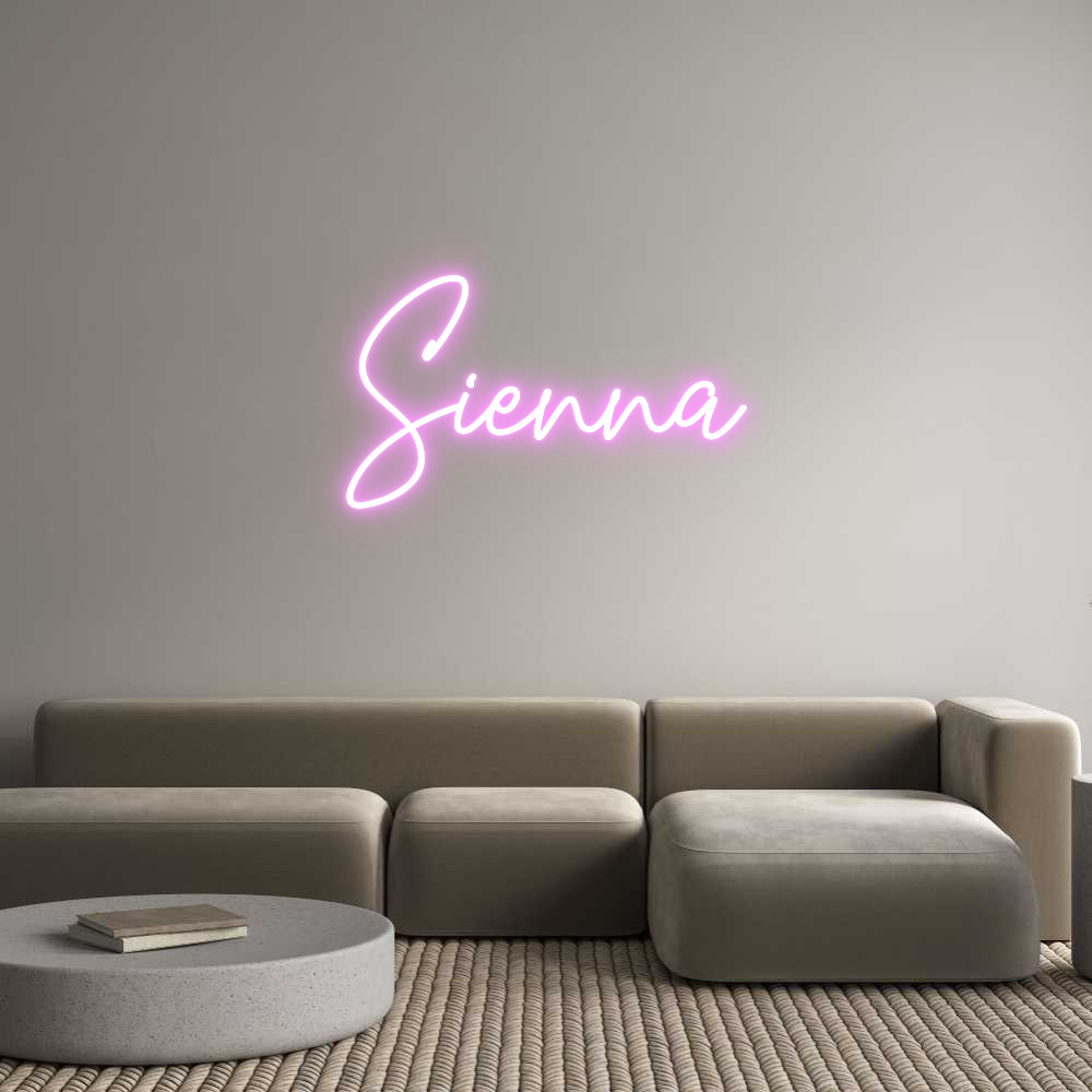 Custom Neon Text - Sienna