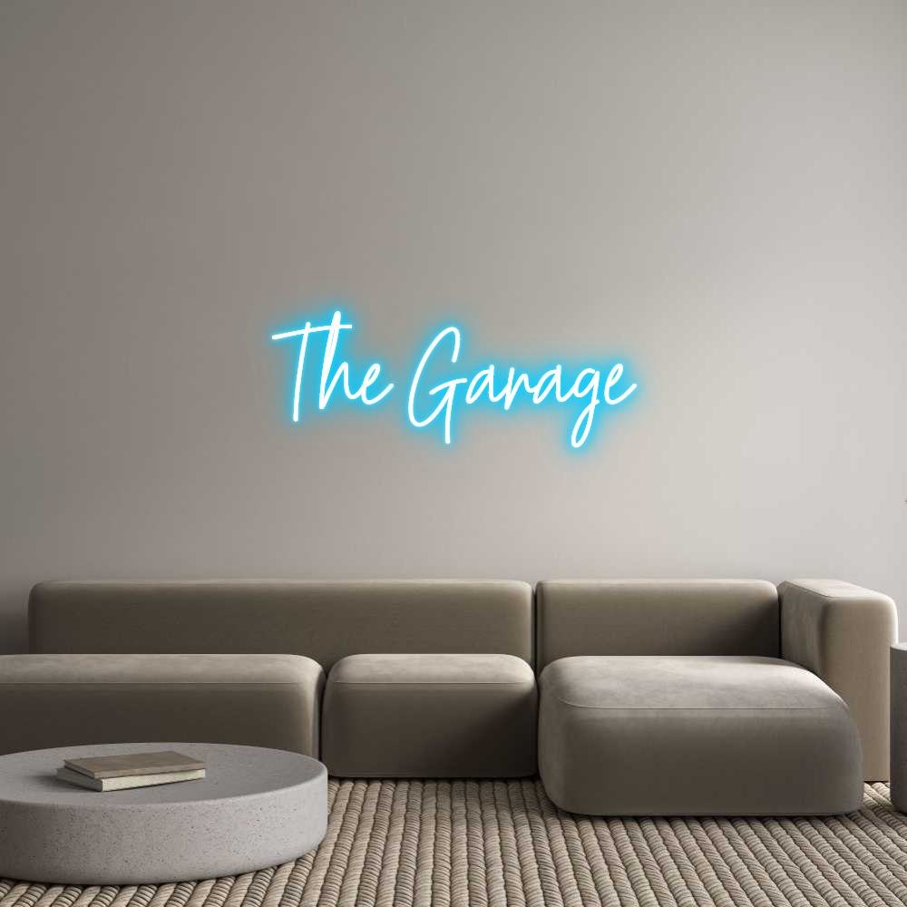 Custom Neon Text - The Garage
