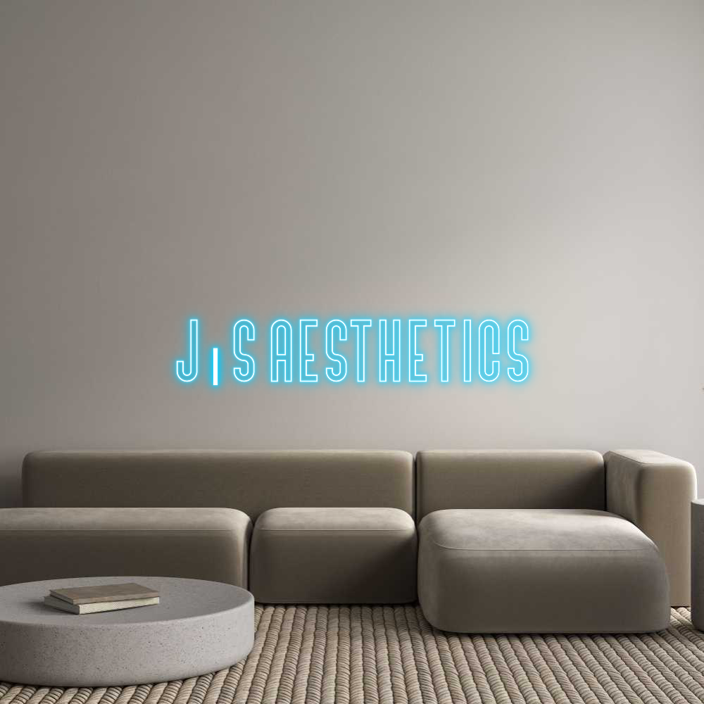 Custom Neon Text - J | S Aesthet...