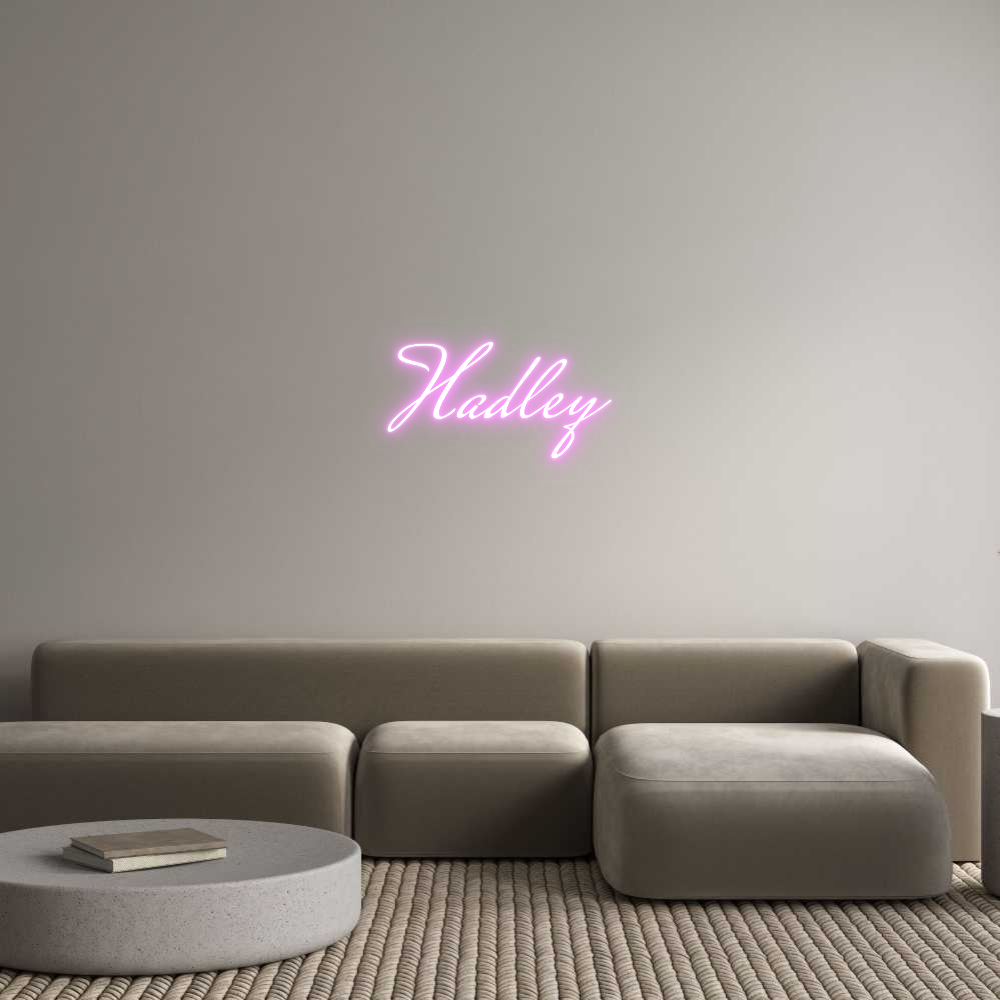 Custom Neon Text - Hadley
