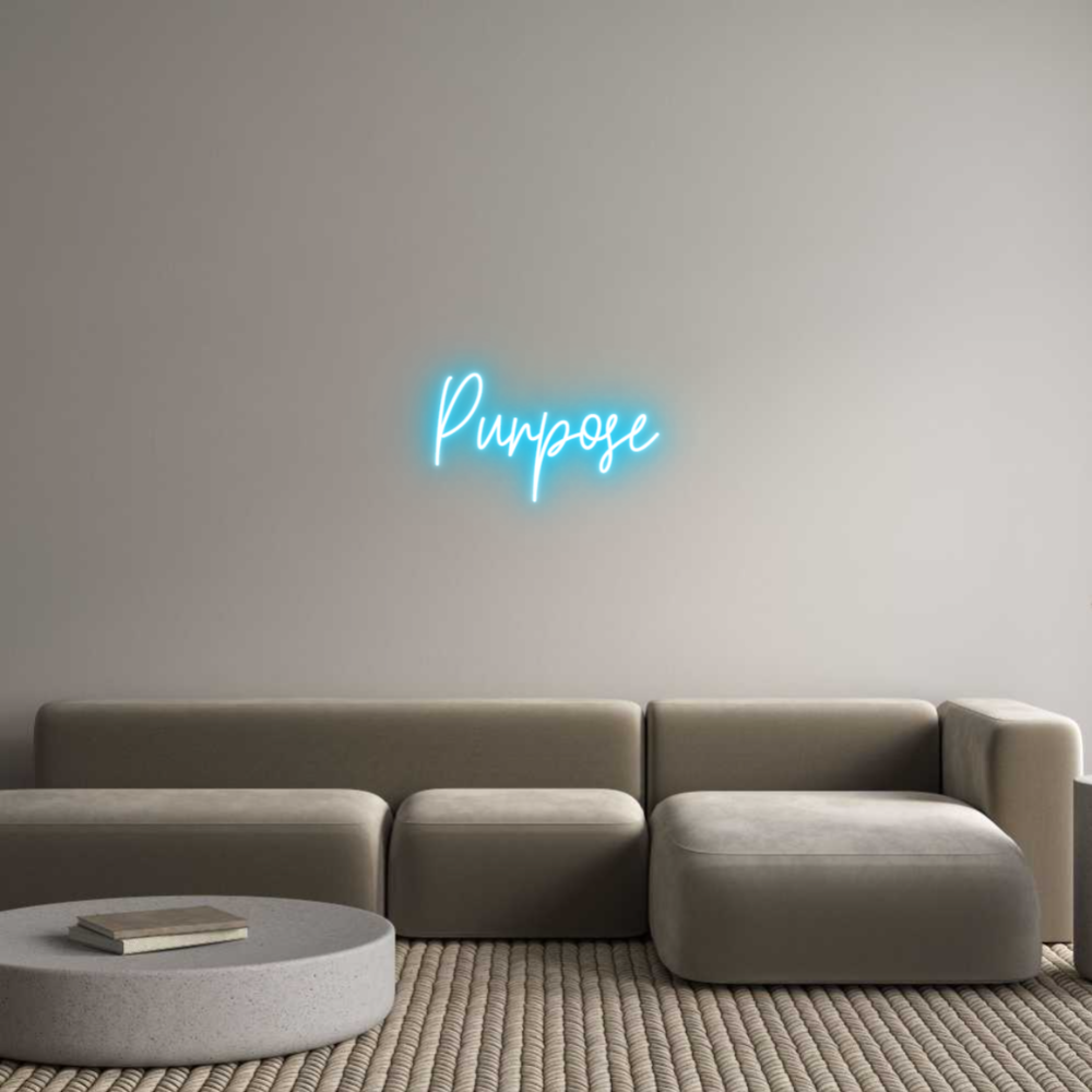 Custom Neon Text - Purpose