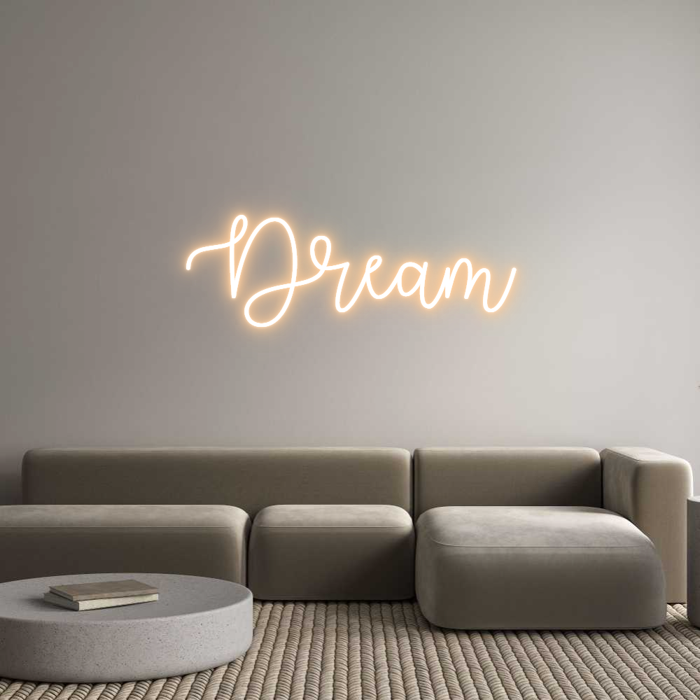Custom Neon Text - Dream