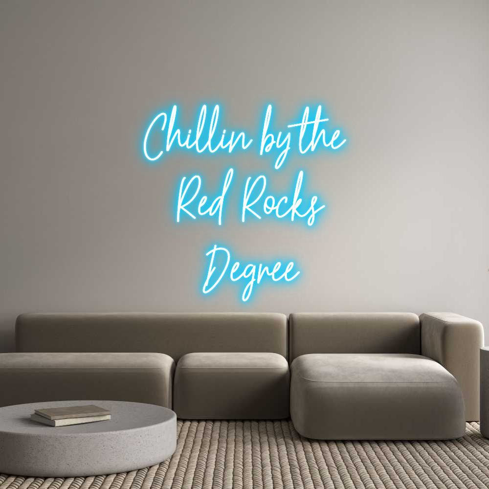 Custom Neon Text - Chillin by th...