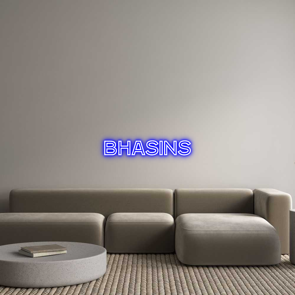 Custom Neon Text - Bhasins