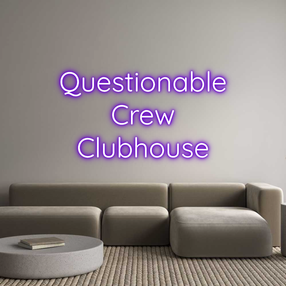 Custom Neon Text - Questionable
...