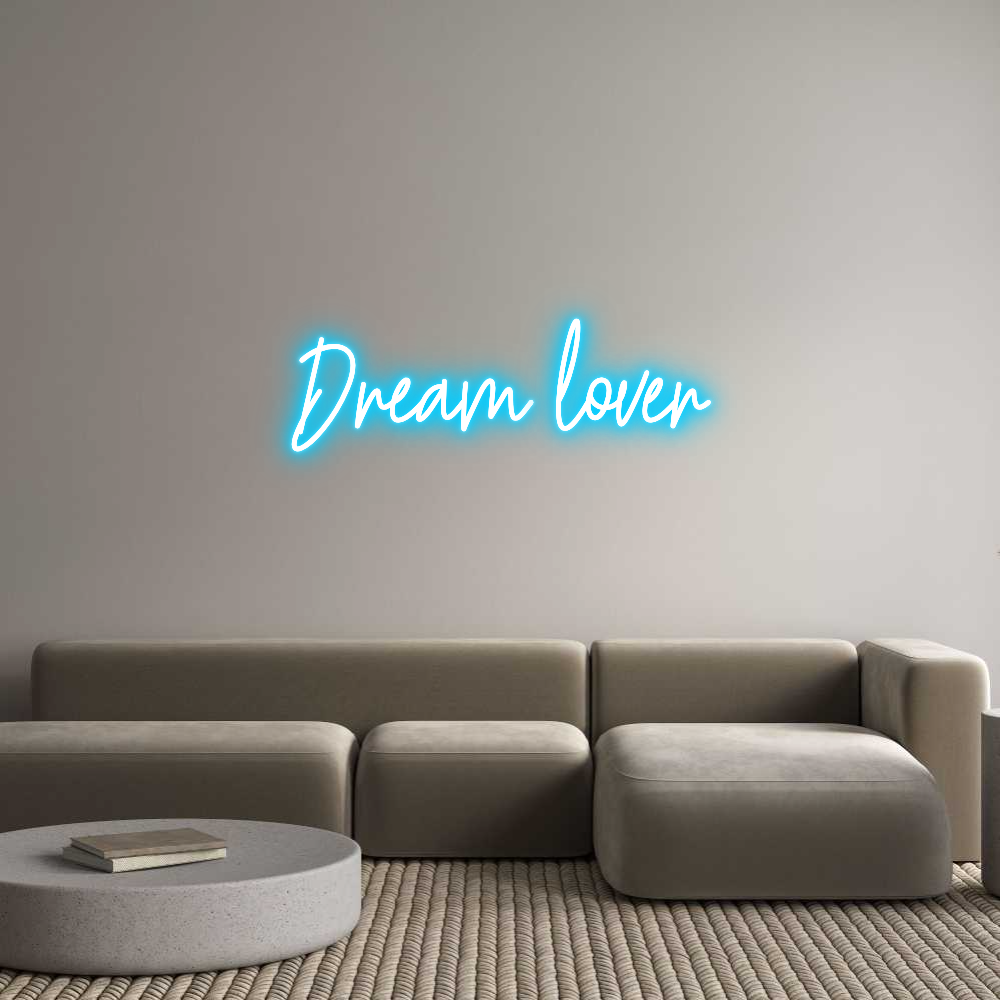 Custom Neon Text - Dream lover