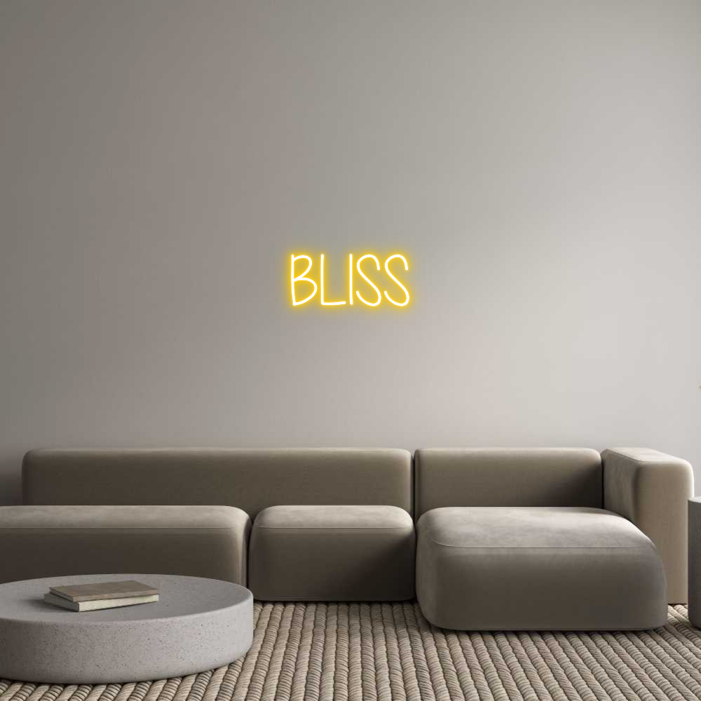 Custom Neon Text - BLISS