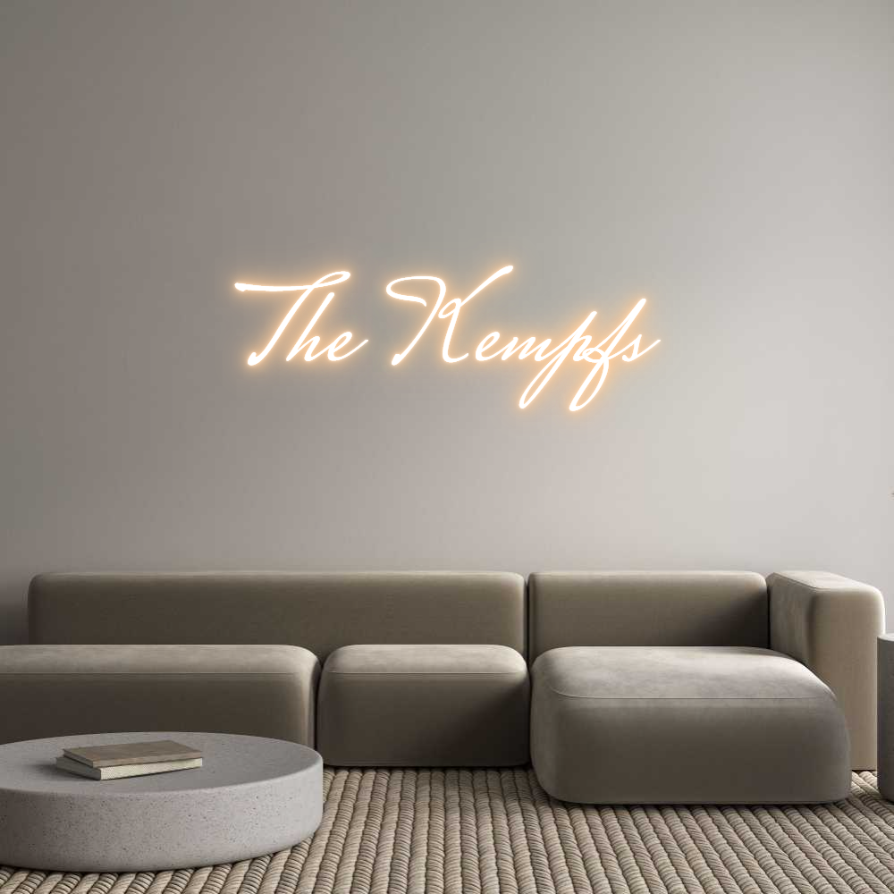 Custom Neon Text - The Kempfs