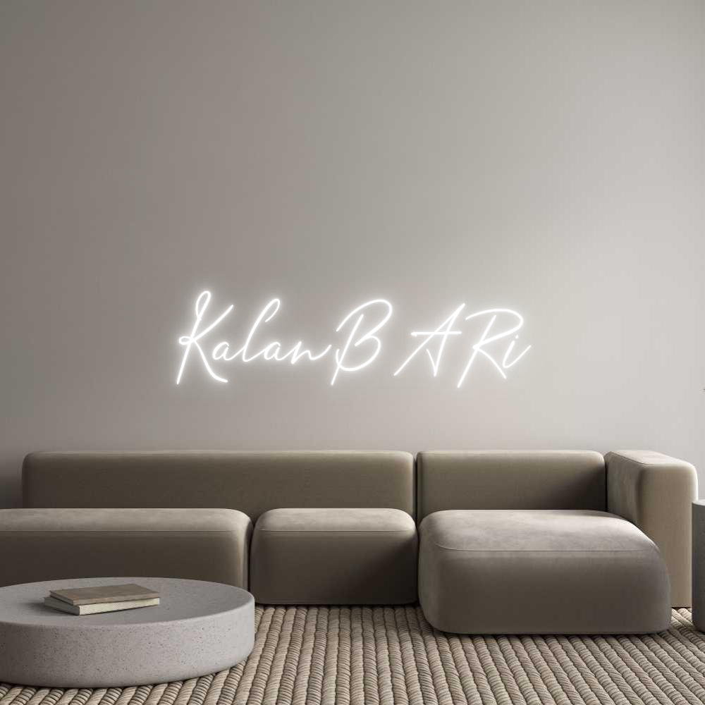Custom Neon Text - KalanBARi