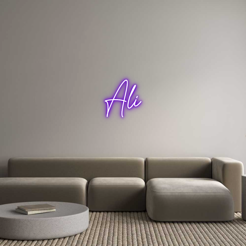 Custom Neon Text - Ali